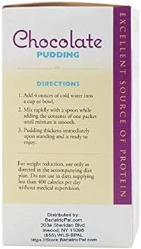 BariatricPal Protein Pudding - Double Chocolate (1-Pack)