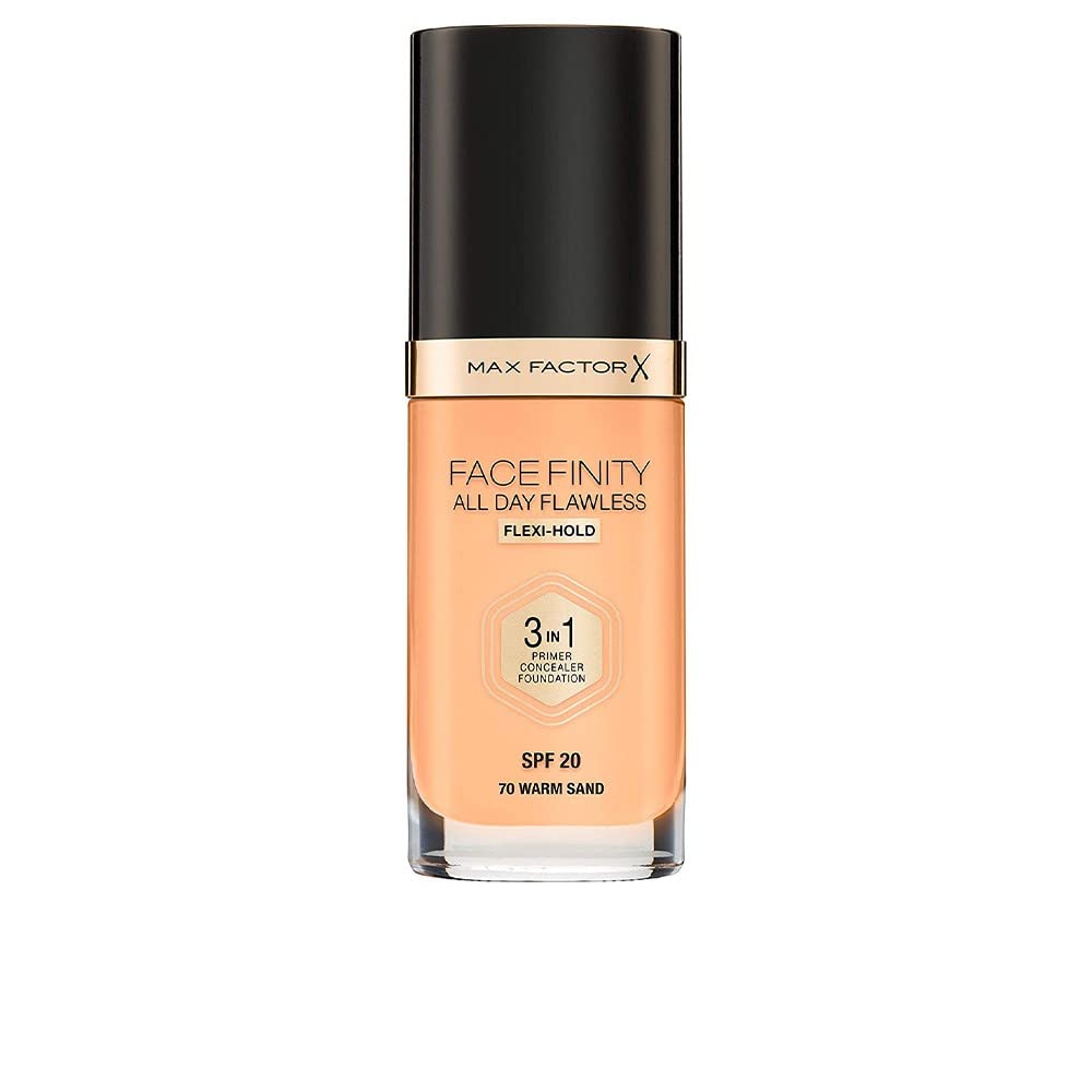 Max Factor Face Finity All Day Flawless 3 In 1 Foundation 070 : Beauty & Personal Care