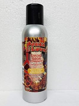 Smoke Odor Exterminator 198 gm/ 7 oz Large Spray Peace & Love. : Health & Household