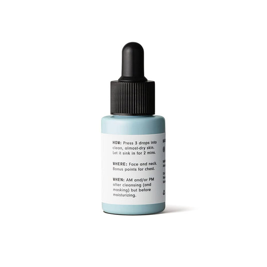 Versed Just Breathe Clarifying Facial Serum - Blend Of Antioxidants, Niacinamide, White Willow And Zinc Helps Reduce Blemishes, Decongest Pores And Soothe Redness - Vegan Acne Serum (1 Fl Oz)