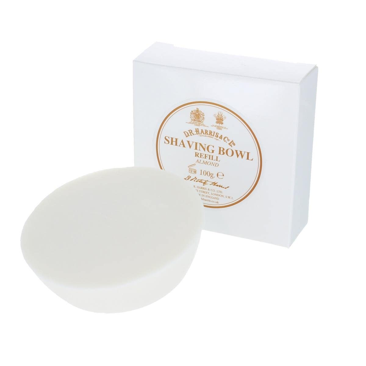 D.R. Harris Almond Shaving Soap Refill : Beauty & Personal Care