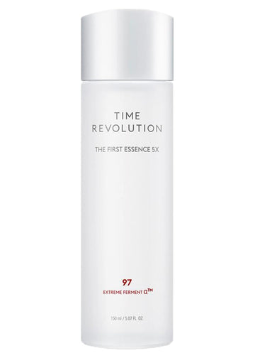 Missha Time Revolution The First Essence 5X (5Th Gen) 5.07 Fl Oz/ 150Ml, Korean Face Essence, Facial Toner, Glass Skin, Hydrating Firming Ph Balancing Toner For All Skin Types