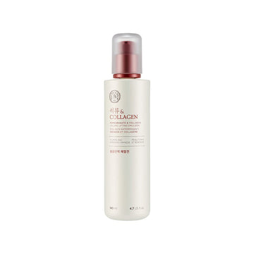 The Face Shop Pomegranate & Collagen Volume Lifting Emulsion | Deep Revitalizing Emulsion For Moisture Barrier Strengthening | Plump & Smoothen Your Skin, 4.7 Fl Oz