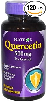 Natrol Quercetin 500 miligram, 50 Cap 4 Pack