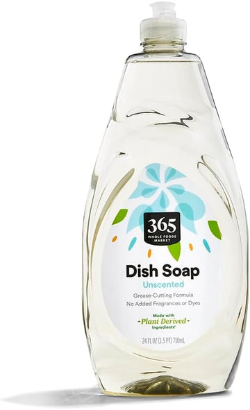 365 by Whole Foods Market, Unscented Dish Soap, 24 Fl Oz