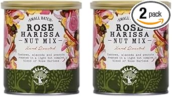 Belazu Rose Harissa Nut Mix 135g (Pack of 2) : Amazon.co.uk: Grocery