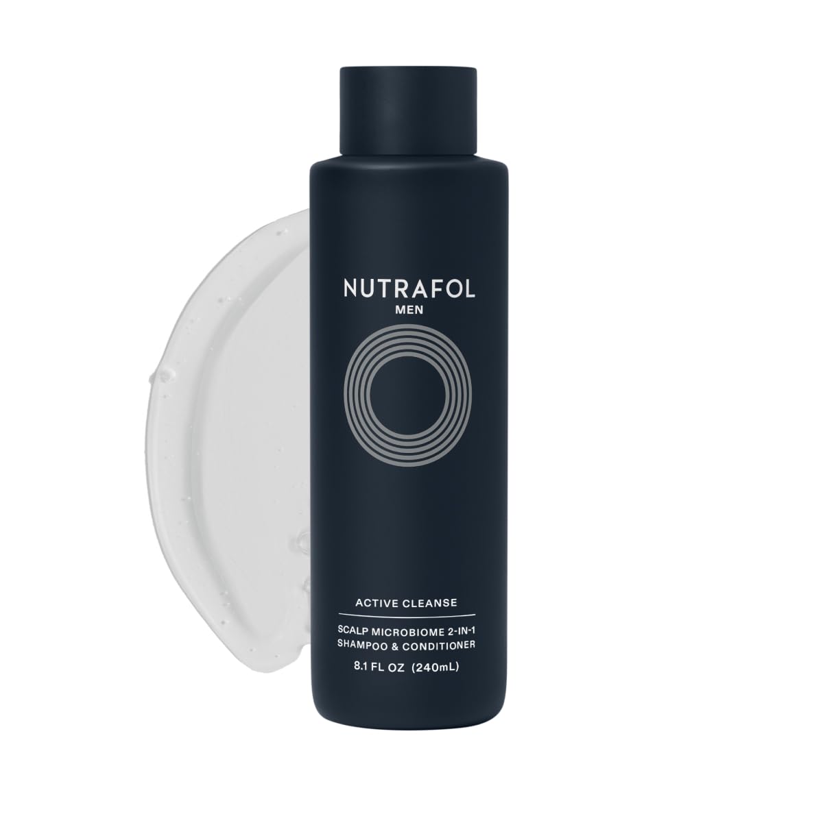 Nutrafol Men'S Shampoo And Conditioner 2-In-1, Cleanses, Hydrates, Unclogs Pores, Improves Hair Volume & Strength, Physician-Formulated For Thinning Hair, Color Safe, Sulfate Free - 8.1 Fl Oz Bottle