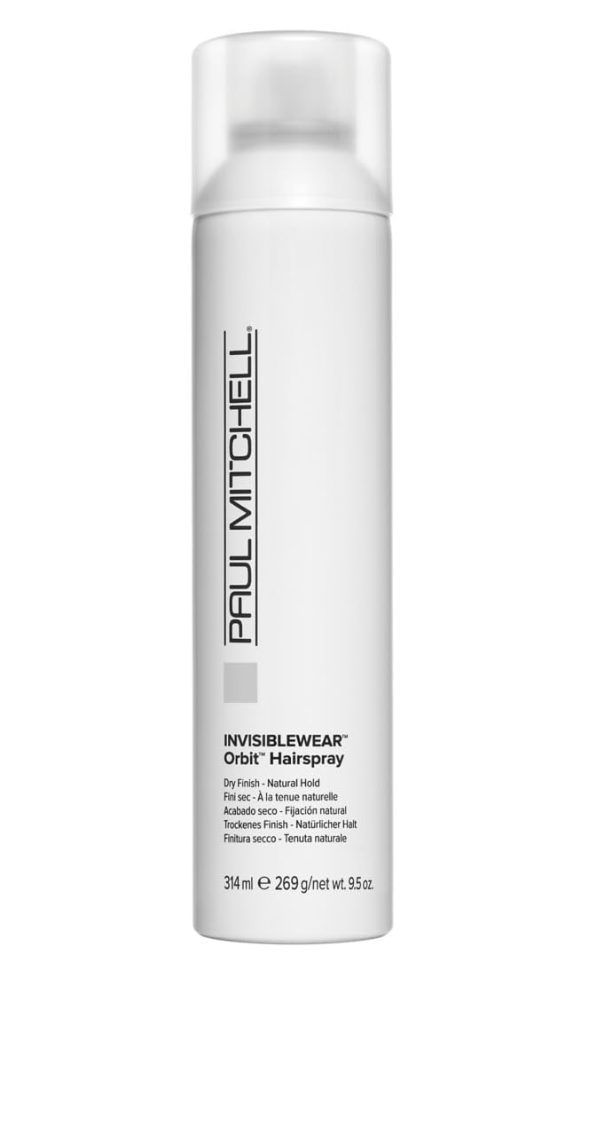 Paul Mitchell Invisiblewear Orbit Hairspray, Natural Hold, Dry Finish, For Fine Hair