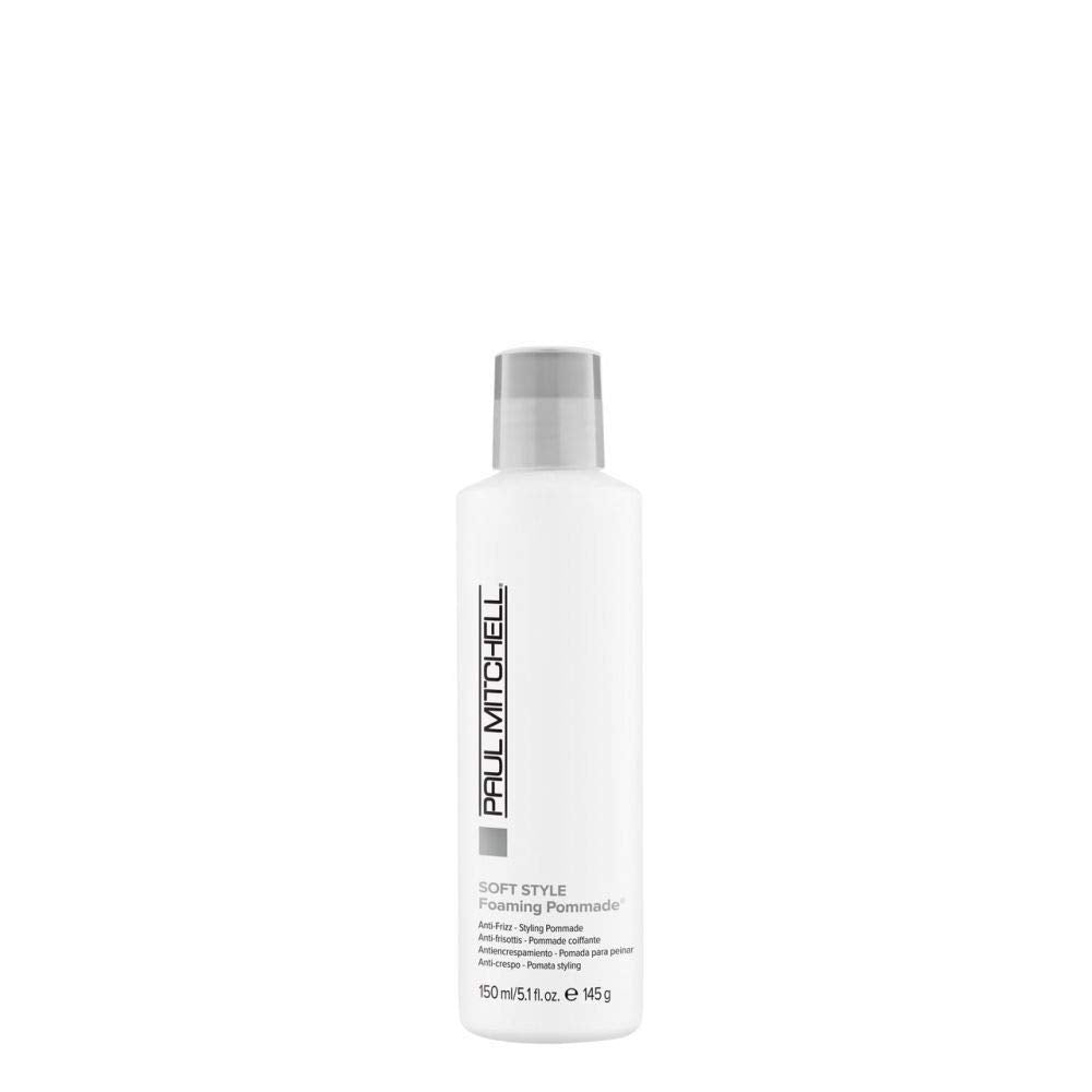 Paul Mitchell Foaming Pommade, Anti-Frizz, Light Hold, For Wavy, Curly + Coarse Hair, 5.1 Fl. Oz