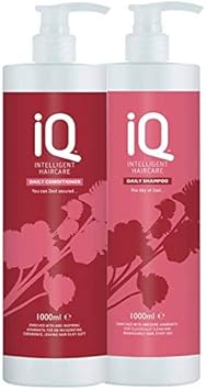 Iq Intelligent Haircare Daily Shampoo & Conditioner, Red, 1 L