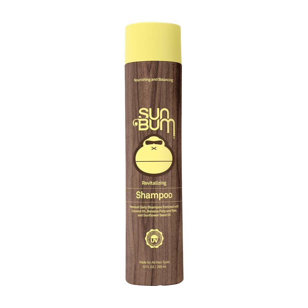 Sun Bum Revitalizing Shampoo | Vegan And Cruelty Free Hydrating, Moisturizing And Shine Enhancing Hair Wash | 10 Oz