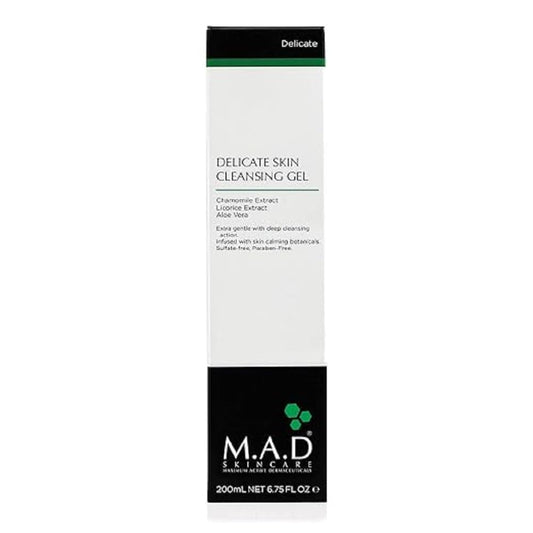 M.A.D Skincare Delicate Skin Cleansing Gel - Extra Gentle 6.75 Oz. : Beauty & Personal Care