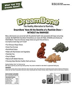 Dreambone Novelty Shaped Chews, Treat Your Dog To A Chew Made With Real Meat And Vegetables