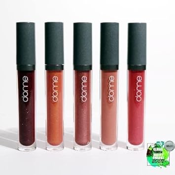 Dome Beauty Hydralust Lipgloss - Hydrating Lip Gloss For Glossy Lips, Lightweight, Non-Sticky Formula, Clean Beauty Lip Makeup, Moisturizing Shine, Vegan, Cruelty-Free (Katherine, 0.20 Oz) : Beauty & Personal Care