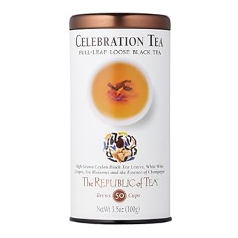 The Republic Of Tea Black Full-Leaf Loose Tea (Celebration Black, 3.5 Oz)