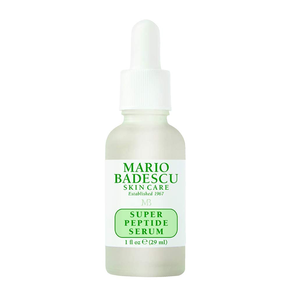 Mario Badescu Super Peptide Serum For All Skin Types, Reduces The Look Of Dry Lines & Wrinkles, Formulated With Sodium Hyaluronate & Peptides, 1 Fl Oz