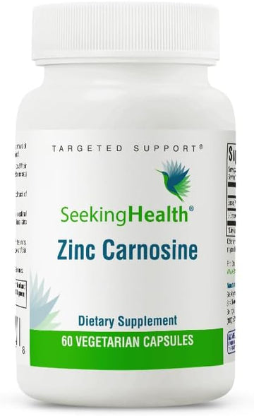 Seeking Health Zinc Carnosine - Digestive Health & Immune System Support Supplement - Zinc L-Carnosine Capsules For Antioxidant Support - 60 Capsules