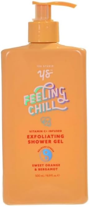 Feeling Chill Sweet Orange & Bergamot Exfoliating Shower Gel 500Ml - Yes Studio
