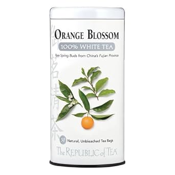 The Republic Of Tea Orange Blossom White Tea, 50-Count