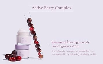 Leegeehaam Dr.Ceuracle Vegan Active Berry Lifting Cream (75G / 2.64 Oz.) - Antioxidant Moisturizer With Resveratrol Capsules And Vitamin A, Good For Hydration And Rejuvenation