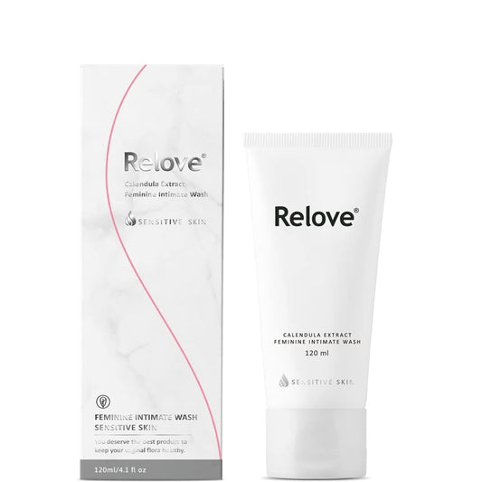 Relove Calendula Extract Feminine Intimate Wash | Gynecologist | Calendula Fragrance | pH-3.8 | Hypoallergenic | SLS,SLES Free | 4oz