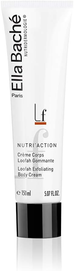 Loofah Exfoliating Body Cream | Moisturizing Body Scrub | Nourishes, Smoothes And Softens The Skin | Enriched With Loofah Fibres, Almond Proteins & Jojoba Oil | Made In France | 150 Ml
