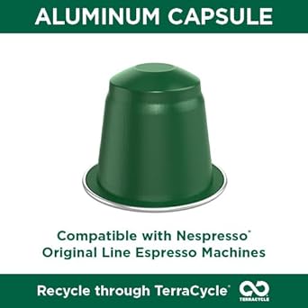 Cafe La Llave Espresso Pods: 80 Recyclable Aluminum Pods, Intensity 11 Dark Roast Latin-Style Coffee, Compatible With Nespresso Original Line Machines - Bold, Rich Flavor