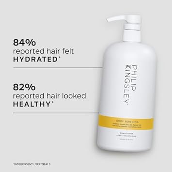 Philip Kingsley | Body Building Weightless Conditioner | Volumising Conditioner For Fine, Limp, Flat, Flyaway Short Hair | Hydrates, Thickens, Lifts And Adds Volume And Shine | 75Ml