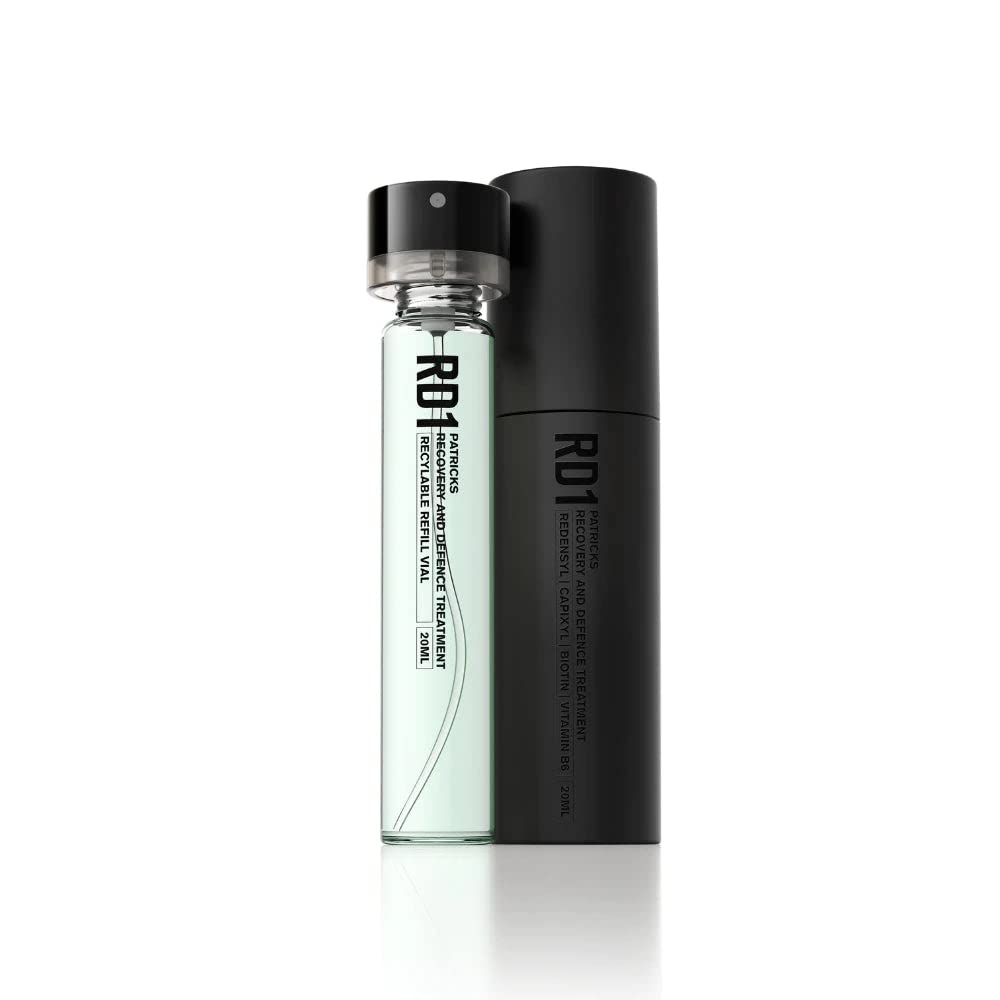 Patricks | Rd1 Recovery And Defense Treatment Anti-Hairloss Spray | High Performance Grooming For Men | Dht Blocker Thinning Hair Treatment To Stop Hair Loss (20 Ml (Refill)) : Beauty & Personal Care