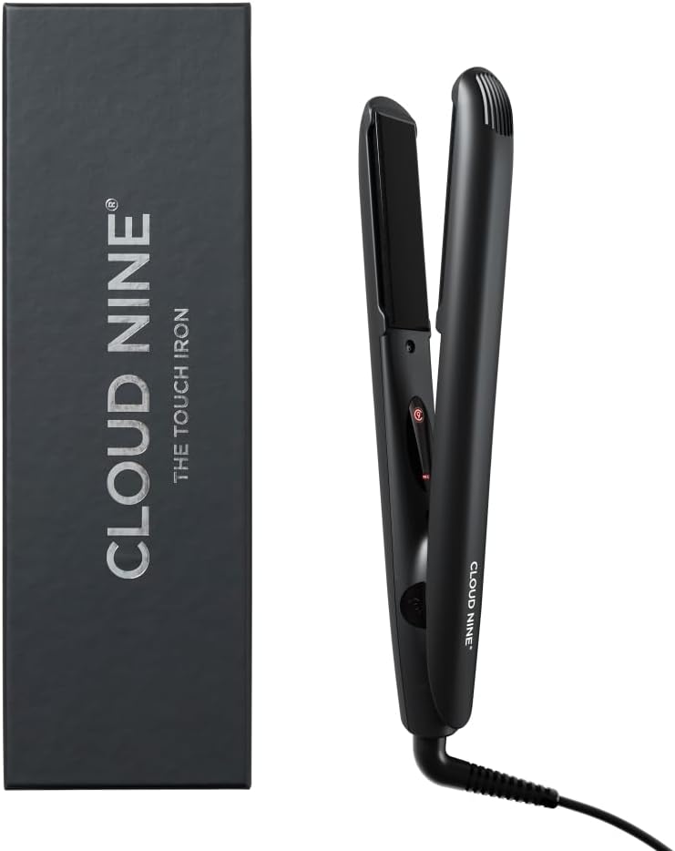Cloud Nine The Touch Iron Hair Straightener | Variable Temperature Control Quick Heat Touch Technology Ceramic Floating Plates Spring Flex Styling | Perfect For Smooth Sleek Results