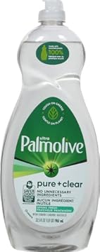 Palmolive Ultra Liquid Dish Soap, Pure And Clear, 32.5 Fl Oz