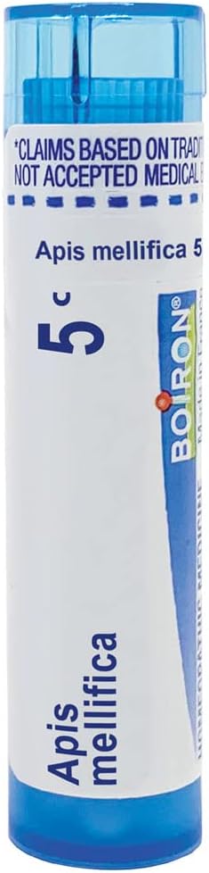 Boiron Apis Mellifica 5C For Swelling From Insect Stings Or Allergies - 80 Pellets