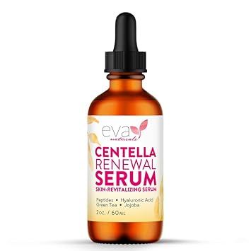 Centella Asiatica Ampoule Serum, Hyaluronic Acid, Soothe Acne Prone, Sensitive Skin & Reduce Irritation, Firm 2Oz