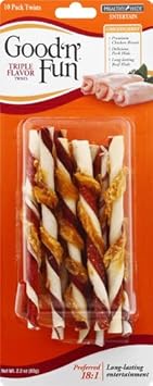 Good'N'Fun Good 'N' Fun Dog Treats, Tripe Flavor Twists, 10 Pack
