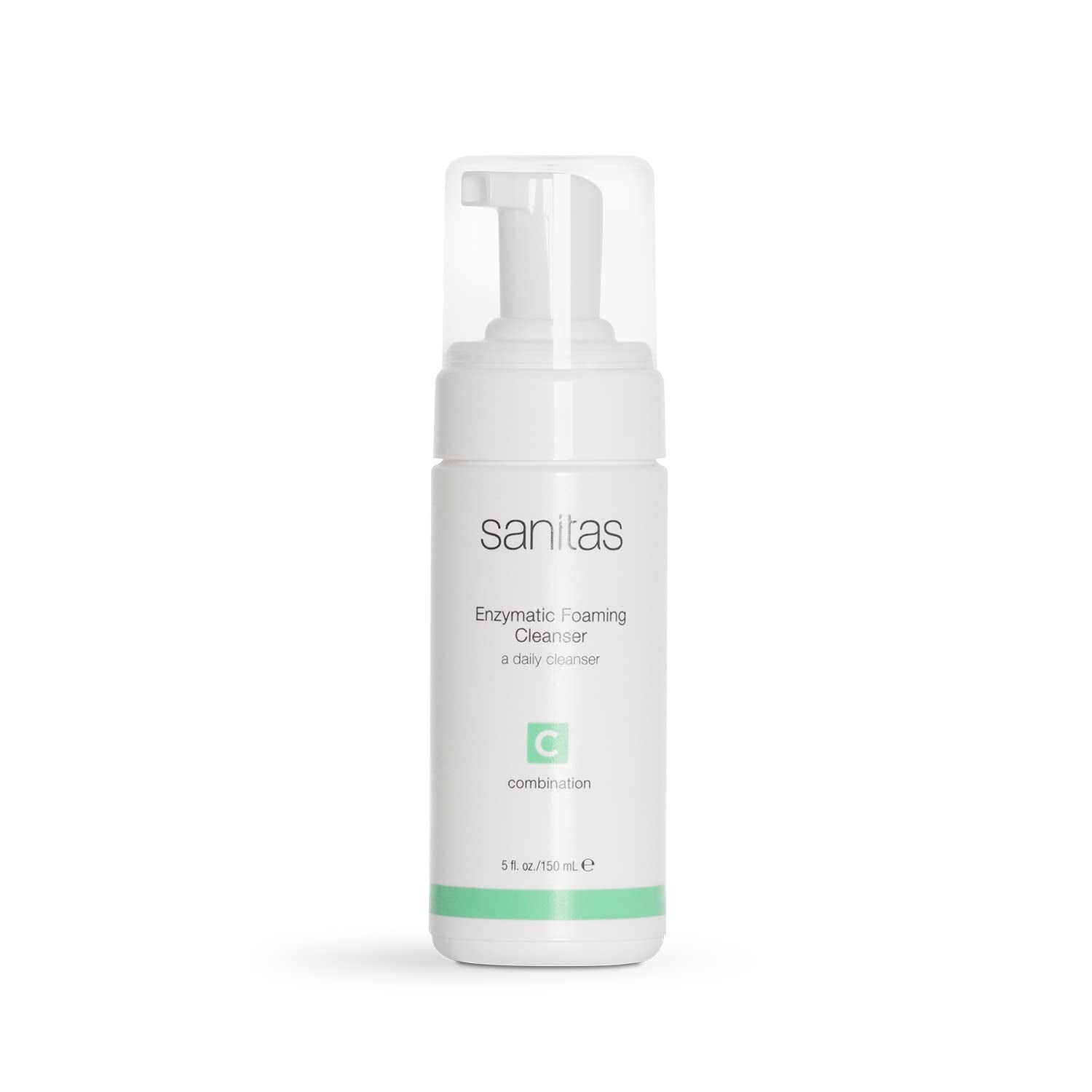 Sanitas Skincare Enzymatic Foaming Cleanser, Pore Refining Cleanser, Fruit Enzymes, 5 Ounces : Beauty & Personal Care