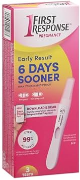 First Response Early Result Pregnancy Test, 3 Count(Pack of 1)(Packaging & Test Design May Vary)