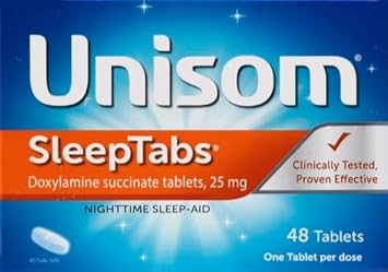 Unisom Sleeptabs, Nighttime Sleep-Aid, Doxylamine Succinate, 48 Tablets