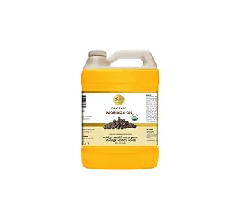 Sulu Organics 4 Lbs Of 100% Pure Organic Cold Pressed Unrefined Moringa Oil