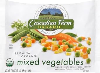 Cascadian Farm Organic Mixed Vegetables With Carrots, Corn and Peas, Frozen Vegetables, 16 oz