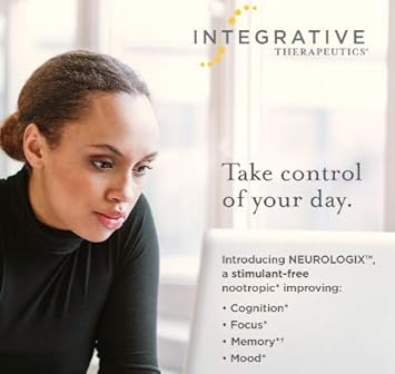Integrative Therapeutics Neurologix - Cognitive Supplement*- Brain Support Supplement For Memory & Focus* - Nootropic Concentration Supplement* - Brain Health Supplement* - 28 Capsules