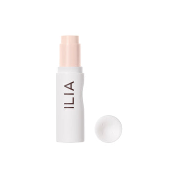 Ilia - Skin Rewind Complexion Stick - Foundation + Concealer + Skincare | Non-Toxic, Vegan, Cruelty-Free, Clean Makeup (19W - Beech, 0.35 Oz | 10 G)