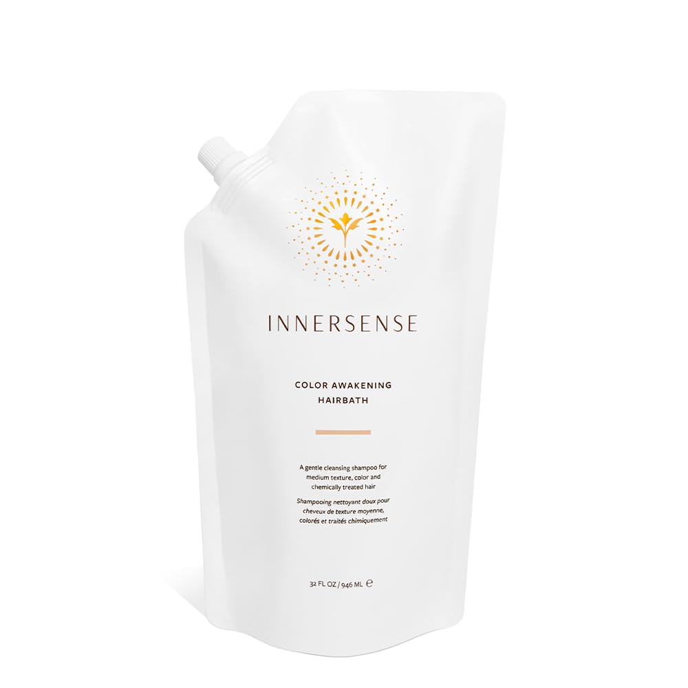 Innersense Organic Beauty - Natural Color Awakening Hairbath Shampoo | Non-Toxic, Cruelty-Free, Clean Haircare (32Oz Refill Pouch)