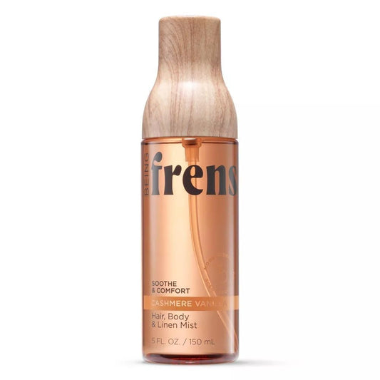 Being Frenshe Cashmere Vanilla Hair, Body & Linen Mist - 5 Fl Oz (150 Ml) - Soothe & Comfort Spray (1 Pack)