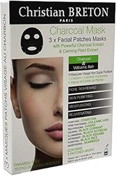Age Priority By Christian Breton Charcoal Facial Patches Masks X 3