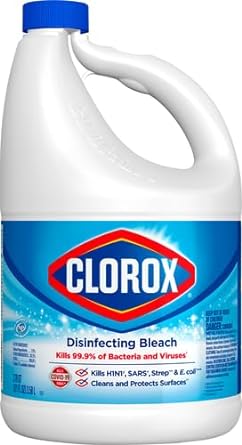 Clorox Disinfecting Bleach, Regular - 121 Ounce Bottle