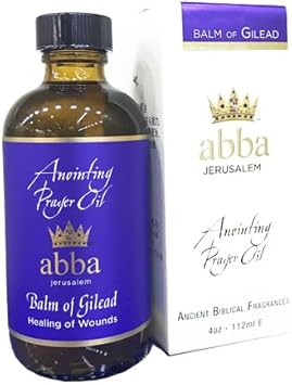 Abba Oil Balm Of Gilead 1/2Oz Anointing Oil Bottle In Gift Box - Abba Jerusalem