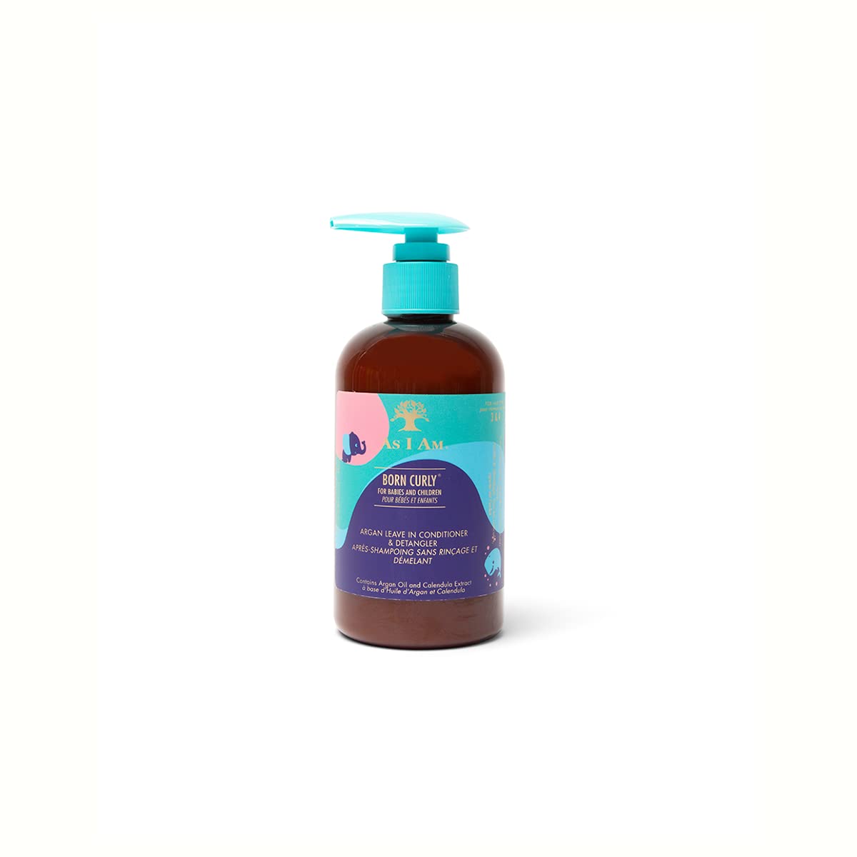 As I Am Born Curly Argan Leave-In Conditioner & Detangler - 8 Ounce