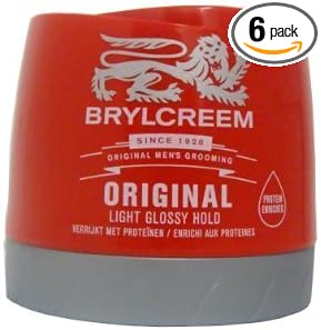 6 x Brylcreem Protein Enriched Light Glossy Hold 250ml by Brylcreem