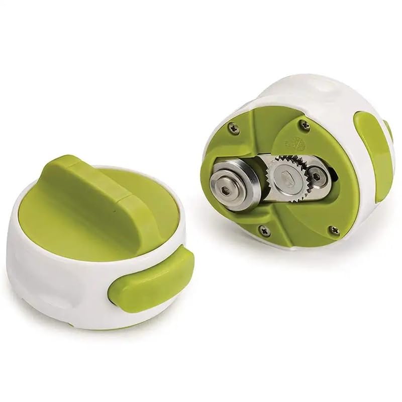 Manual Can Opener, Tin Openers, Can Openers Multipurpose Manual Can & Bottle Opener, Compact Mini Kitchen Gadget Tool Easy Twist Release Safety Stainless Steel, Outdoor Camping (Green)