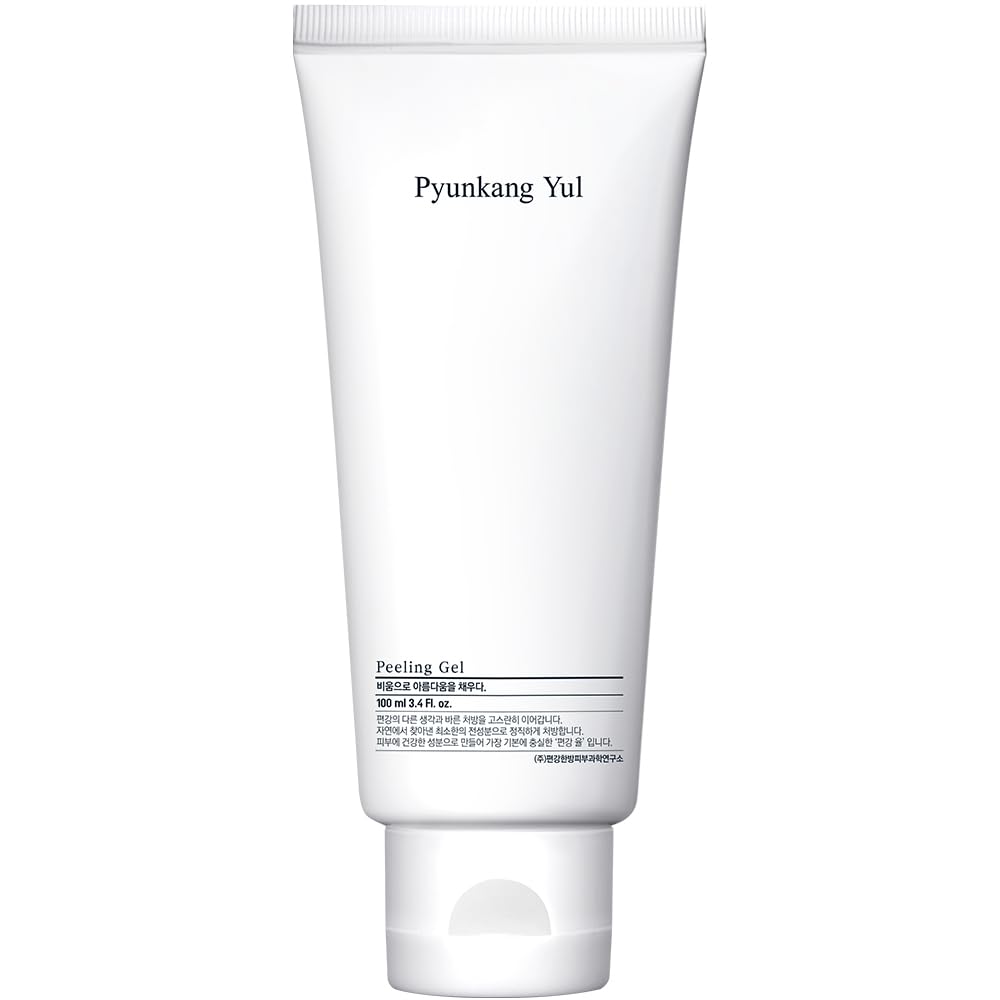 [Pky] Pyunkang Yul Peeling Gel With Immediate Visible Effect, Mild And Smooth Face Scrub With Papaya And Aha, Zero-Irritation, Korean Skincare (3.4 Fl.Oz, 100Ml)